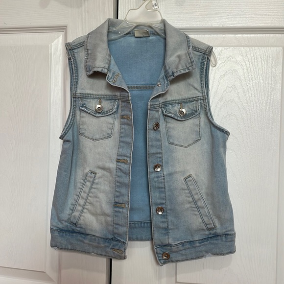 Zara Jackets & Coats Zara Denim Vest Poshmark
